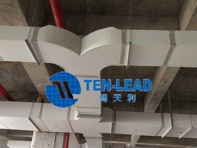 防腐消音鋼制排風管,防腐消音排煙風管
